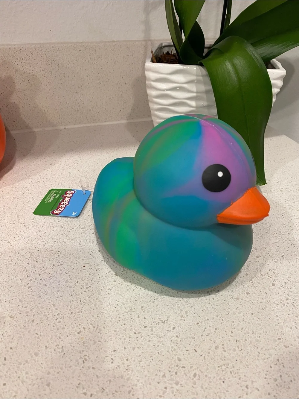 Brand New Sqeeezy ducky duck toy squishy fidget sensor toy